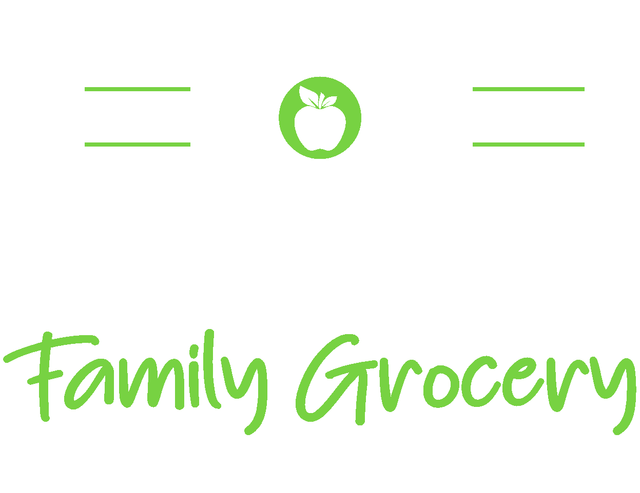A theme footer logo of Phillips Family Grocery
